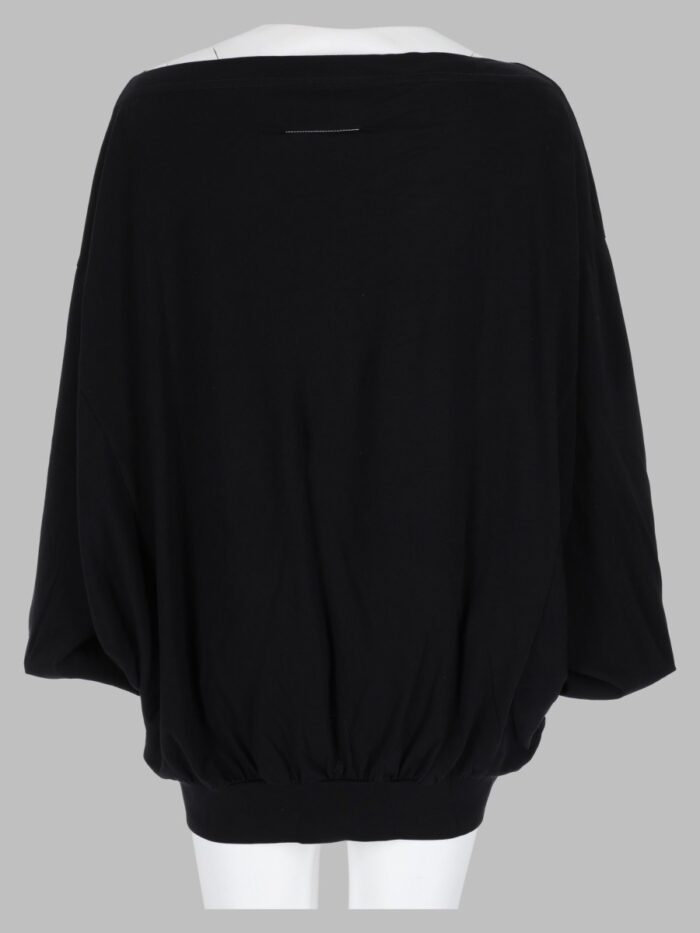 MM6 MAISON MARGIELA T-shirt Asimmetrica A Manica Lunga