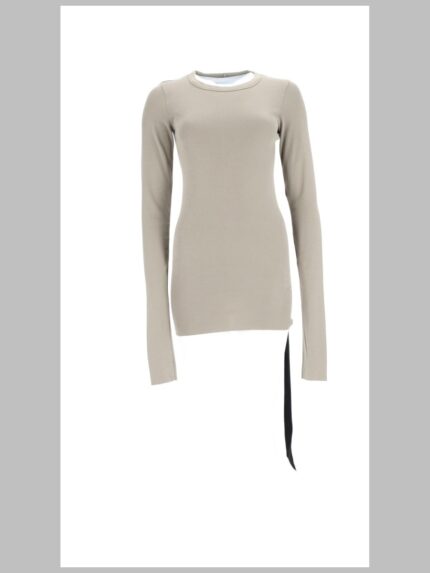 RICK OWENS DRKSHDW T-SHIRT "BASIC" A MANICA LUNGA