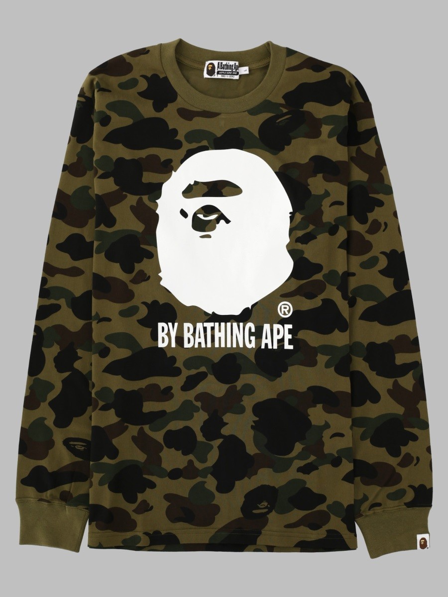 A BATHING APE T-Shirt "Camo" A Manica Lunga