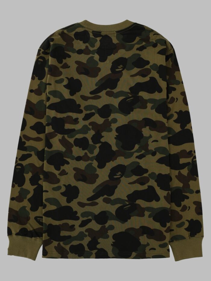 A BATHING APE T-Shirt "Camo" A Manica Lunga