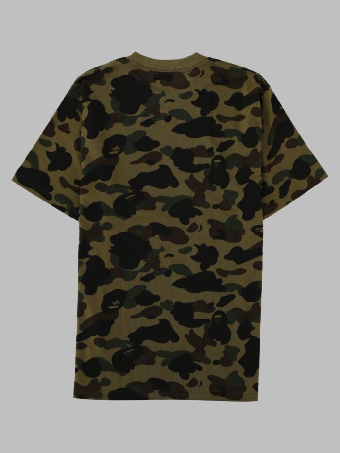 a bathing ape t shirt "camo college" A BATHING APE T-Shirt "Camo College"