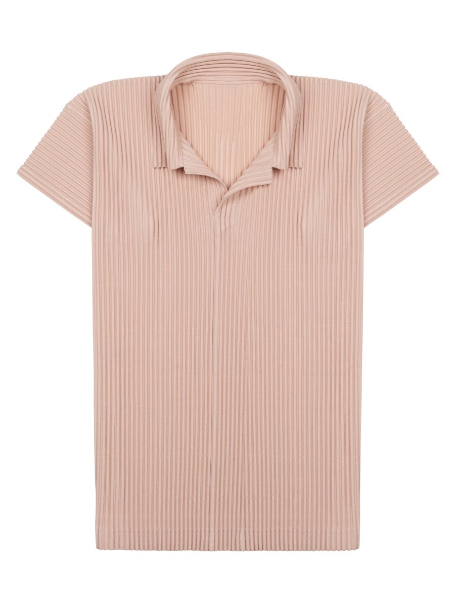 HOMME PLISSE ISSEY MIYAKE T-SHIRT CON COLLETTO POLO