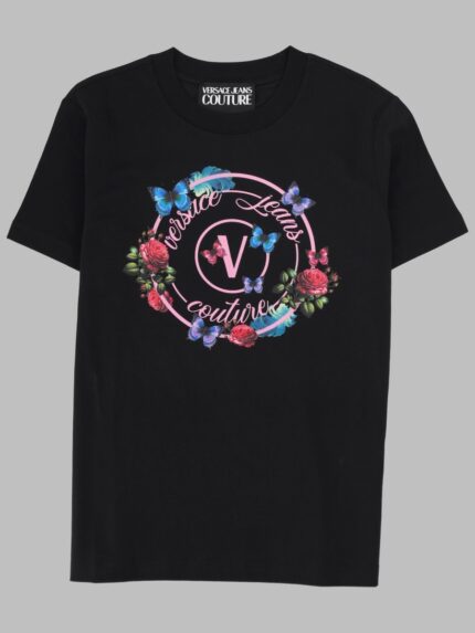 Versace Jeans Couture T-SHIRT CON EMBLEMA "BUTTERFLY"