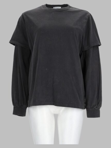 GANNI T-Shirt Con Logo