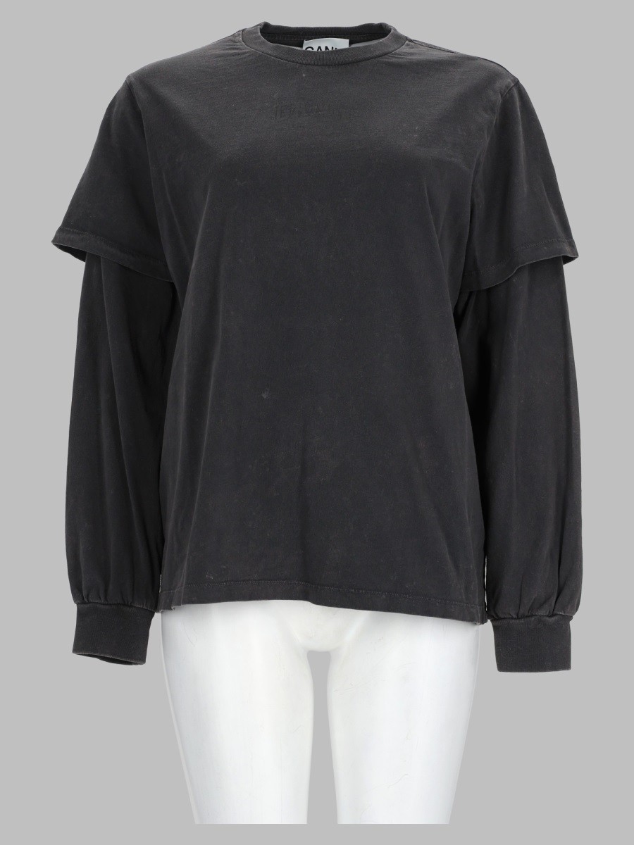GANNI T-Shirt Con Logo