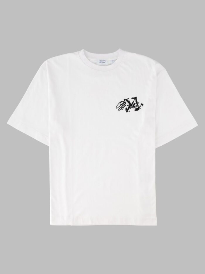 off white t shirt con logo Off-white T-Shirt Con Logo