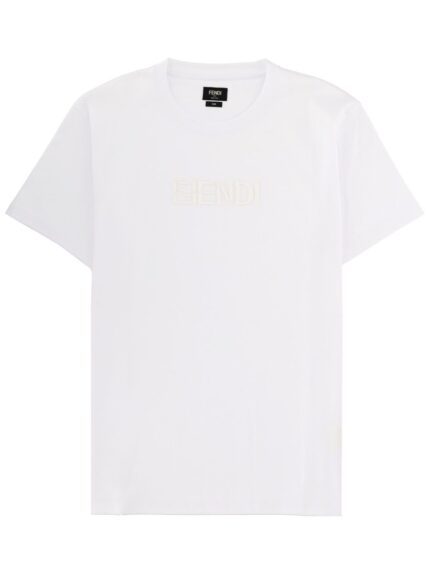 Fendi T-SHIRT CON LOGO 3D