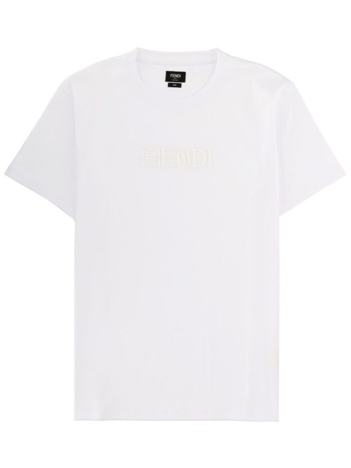 fendi t shirt con logo 3d Fendi T-SHIRT CON LOGO 3D