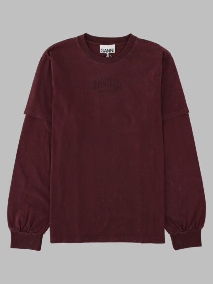 GANNI T-Shirt Con Logo