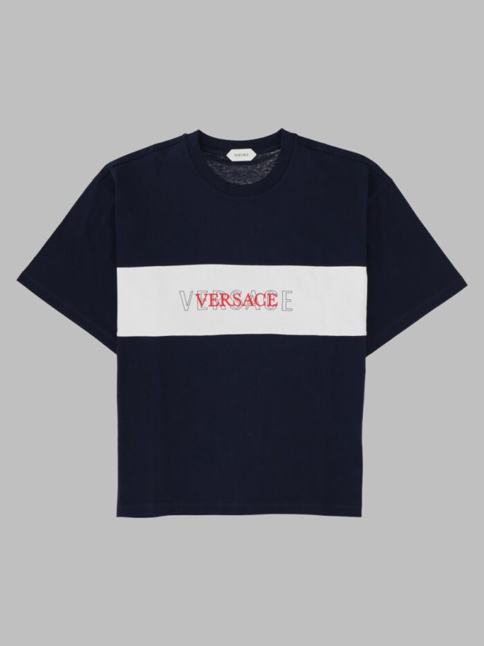 versace t shirt con logo Versace T-Shirt Con Logo