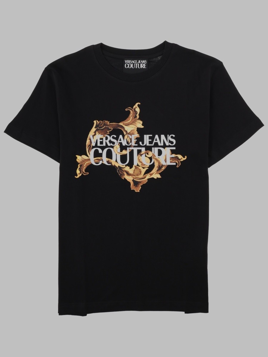 Versace Jeans Couture T-SHIRT CON LOGO BAROQUE
