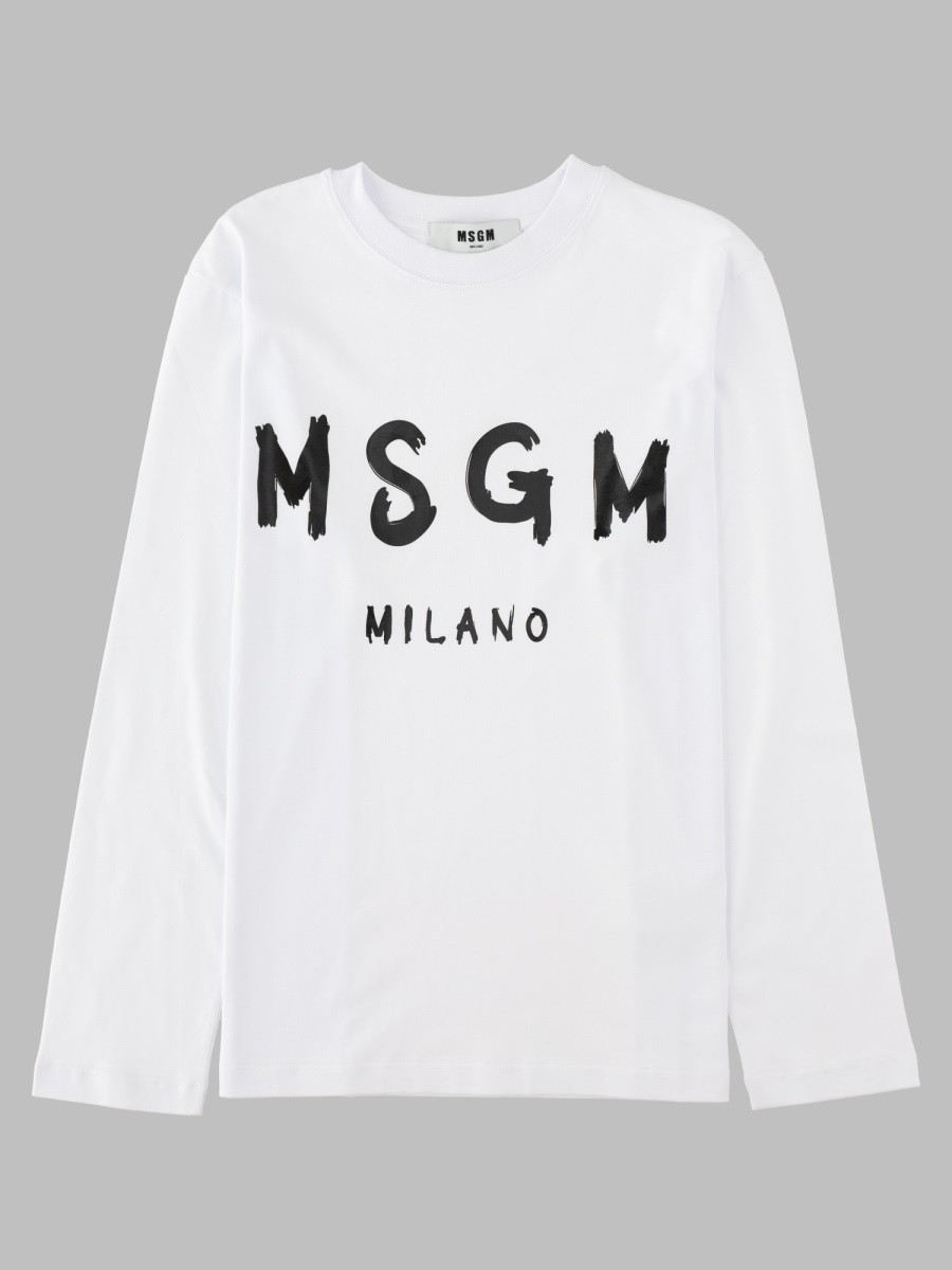 Msgm T-Shirt Con Logo