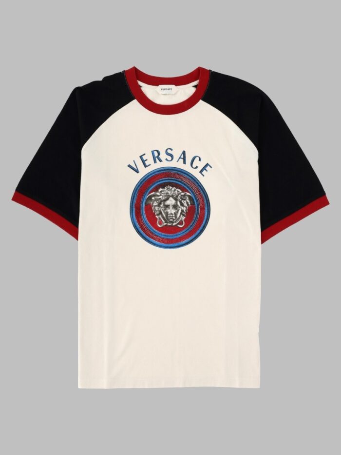 versace t shirt con logo e medusa Versace T-Shirt Con Logo E Medusa