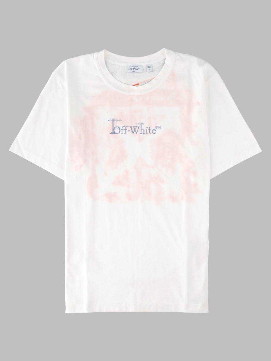 Off-white T-Shirt Con Logo E Stampa