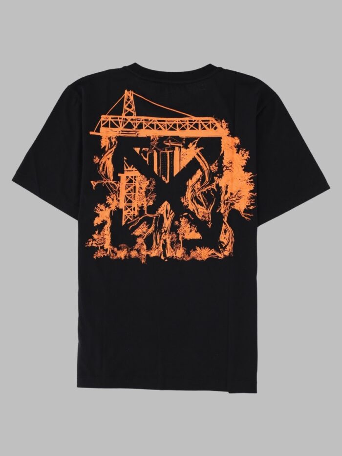 Off-white T-Shirt Con Logo E Stampa