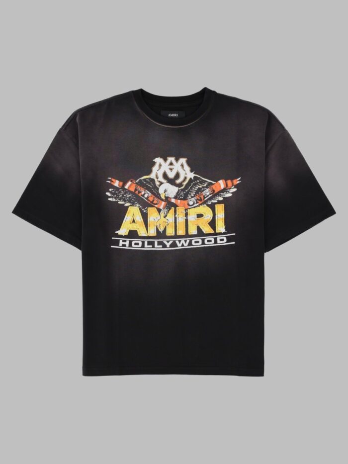 amiri t shirt con logo e stampa AMIRI T-Shirt Con Logo E Stampa