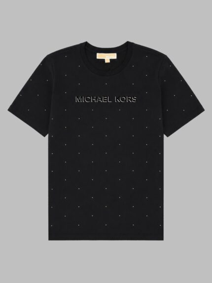 MICHAEL BY MICHAEL KORS T-SHIRT CON LOGO E STRASS
