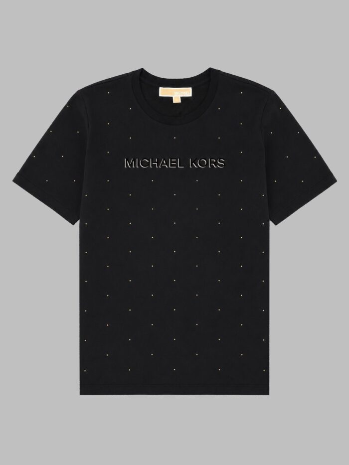 MICHAEL BY MICHAEL KORS T-SHIRT CON LOGO E STRASS