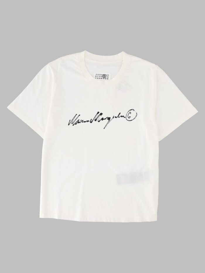 mm6 maison margiela t shirt con logo MM6 MAISON MARGIELA T-shirt Con Logo