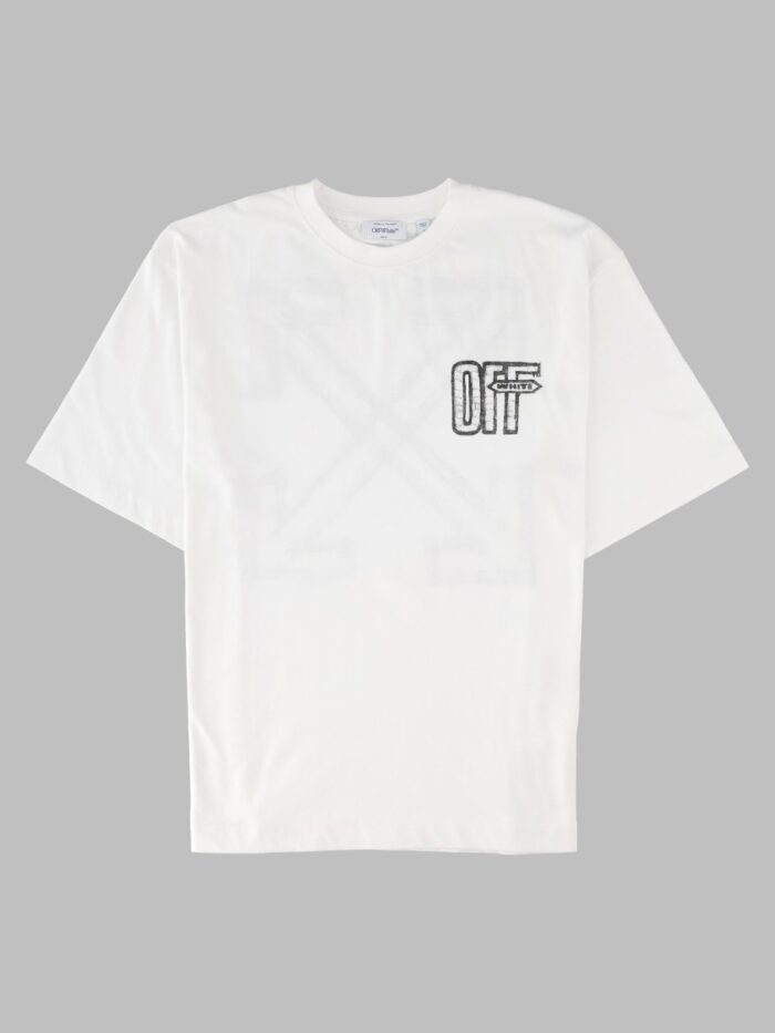 off white t shirt con logo Off-white T-Shirt Con Logo