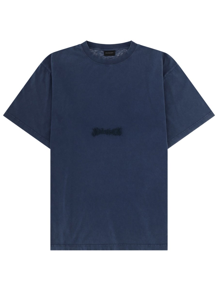 Balenciaga T-SHIRT CON LOGO RICAMATO