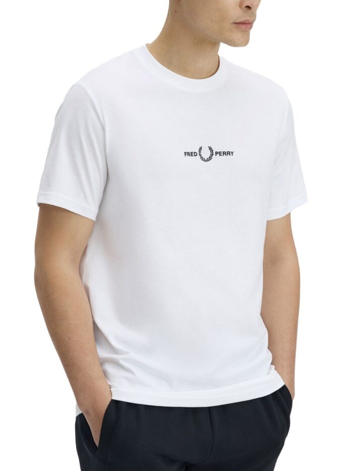 FRED PERRY T-shirt Con Logo Ricamato