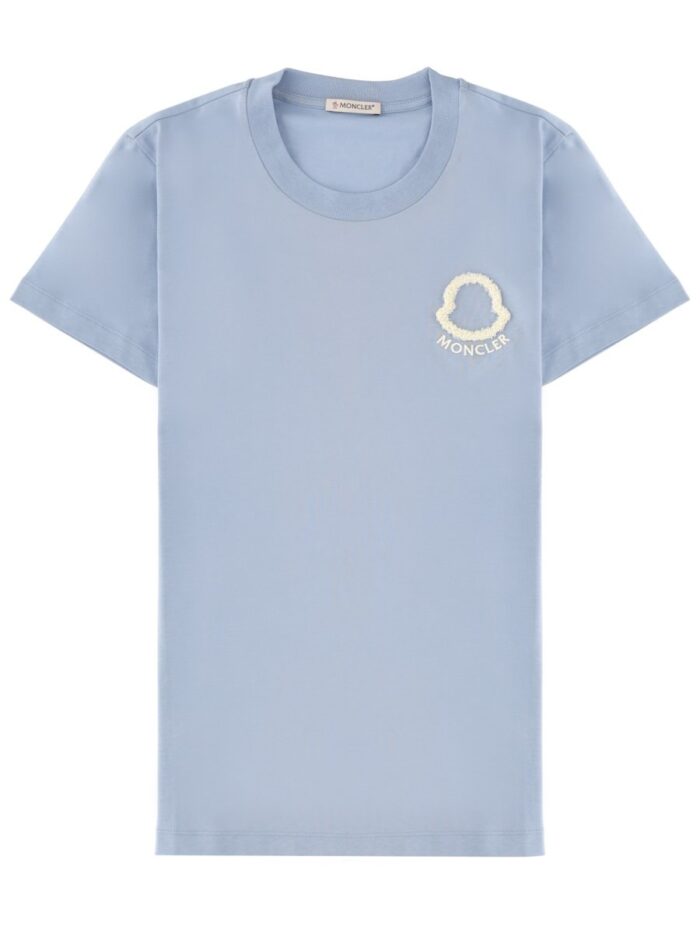 Moncler T-SHIRT CON LOGO RICAMATO