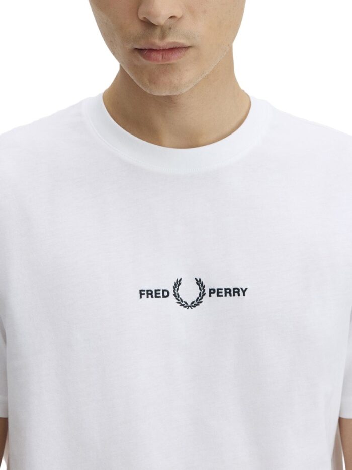FRED PERRY T-shirt Con Logo Ricamato