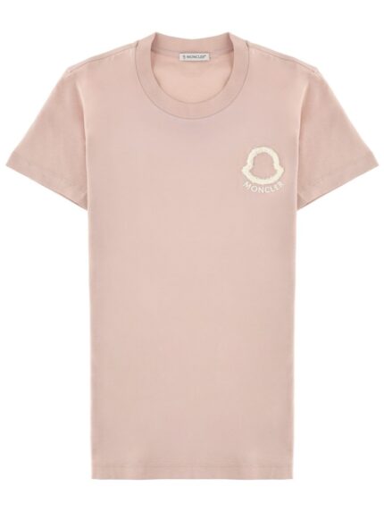 Moncler T-SHIRT CON LOGO RICAMATO
