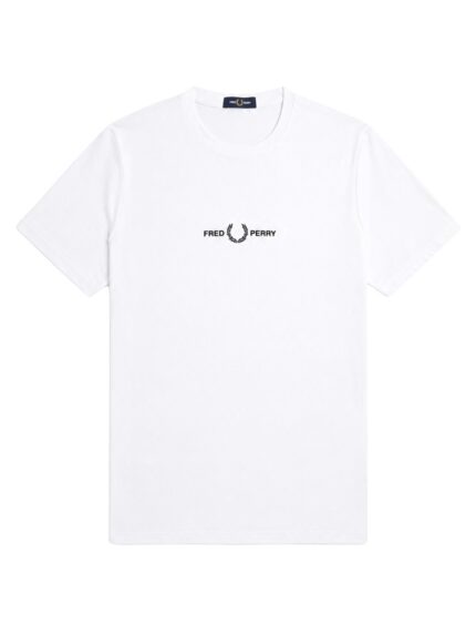 FRED PERRY T-shirt Con Logo Ricamato