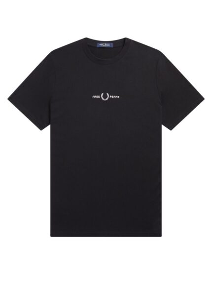 FRED PERRY T-Shirt Con Logo Ricamato