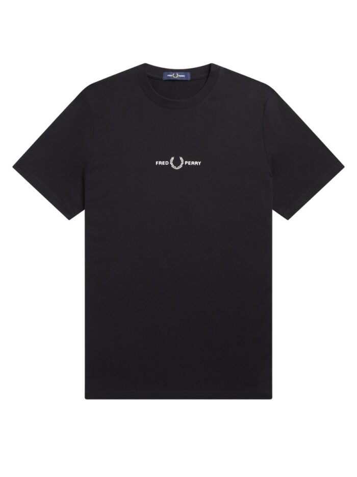 FRED PERRY T-Shirt Con Logo Ricamato