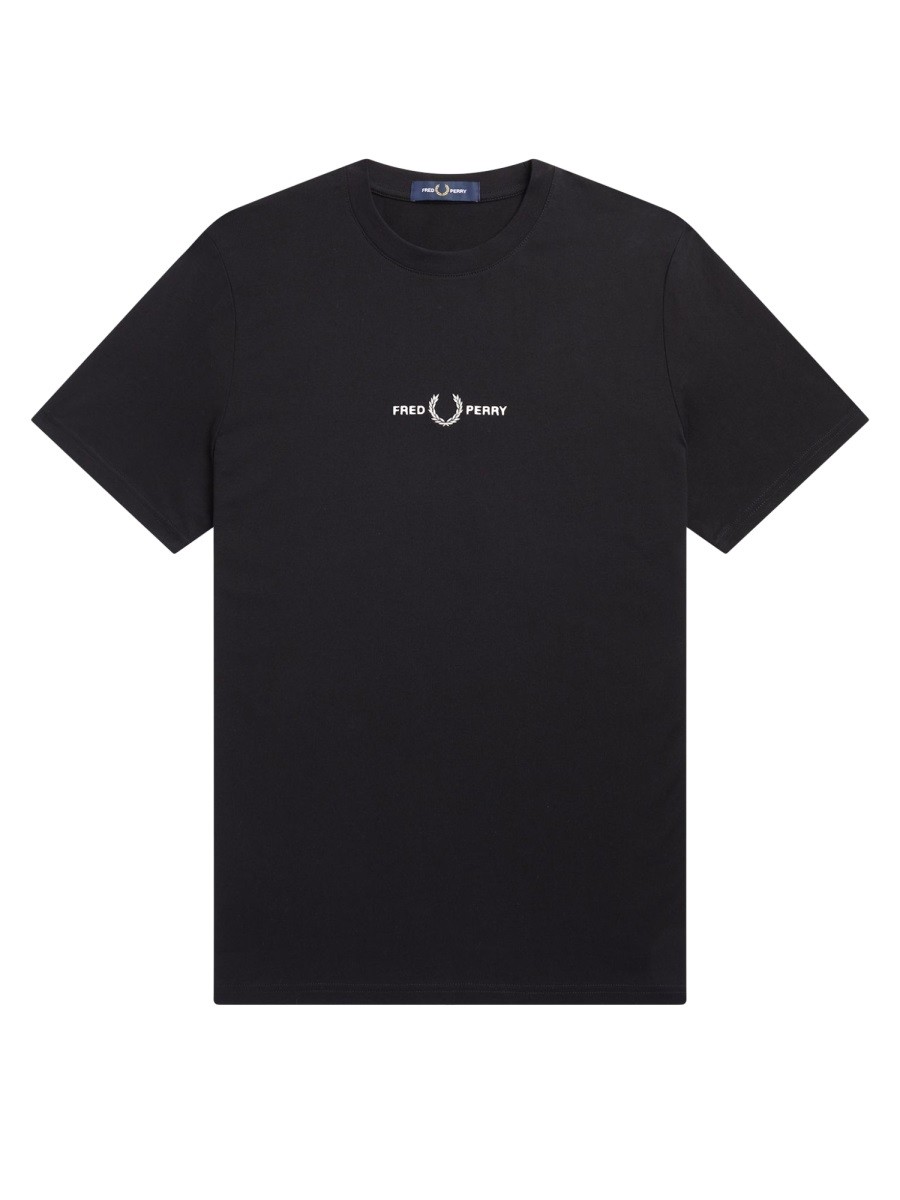 FRED PERRY T-Shirt Con Logo Ricamato