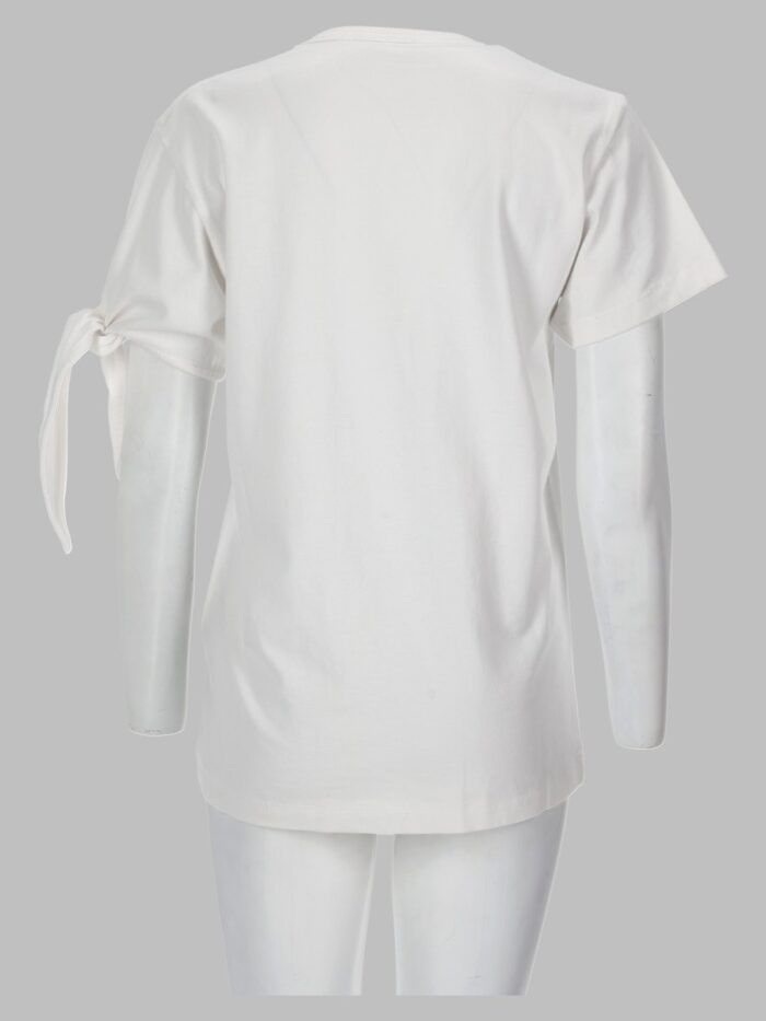 Jw Anderson T-shirt Con Manica Annodata