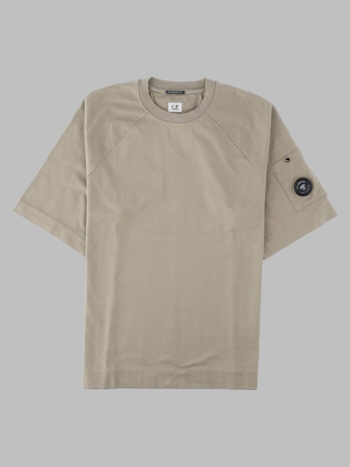 c.p. company t shirt con patch logo C.P. COMPANY T-Shirt Con Patch Logo
