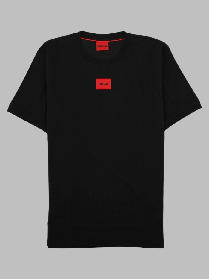 hugo t shirt con patch logo Hugo T-Shirt Con Patch Logo