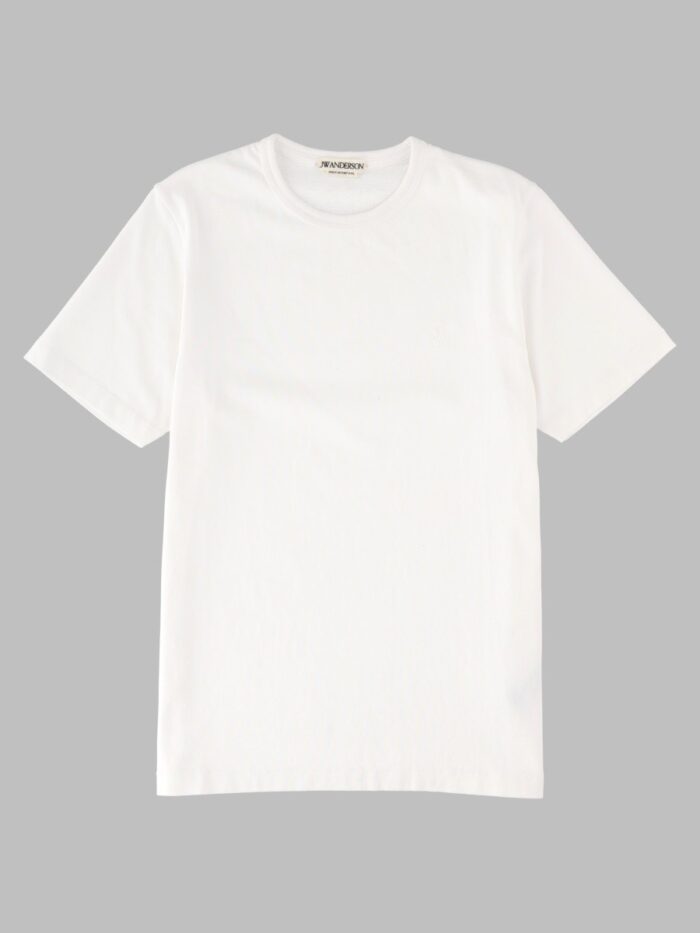 jw anderson t shirt con ricamo "anchor" Jw Anderson T-shirt Con Ricamo "anchor"