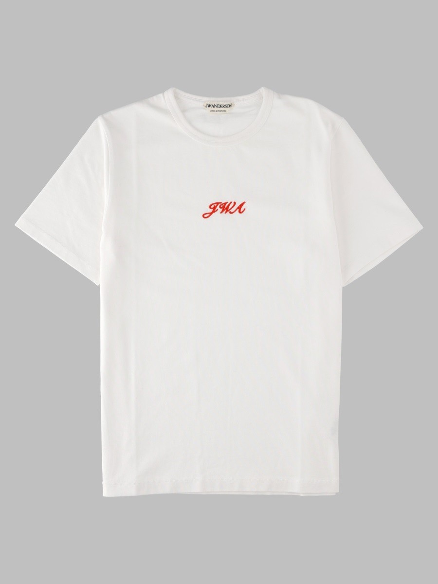 Jw Anderson T-Shirt Con Ricamo "JWA"