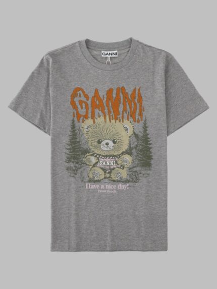 GANNI T-Shirt Con Stampa