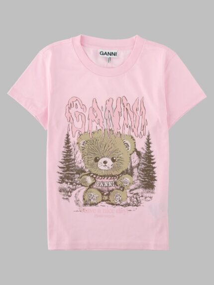 GANNI T-Shirt Con Stampa