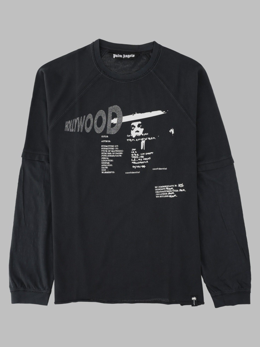 Palm Angels T-Shirt Con Stampa
