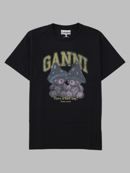 GANNI T-Shirt Con Stampa