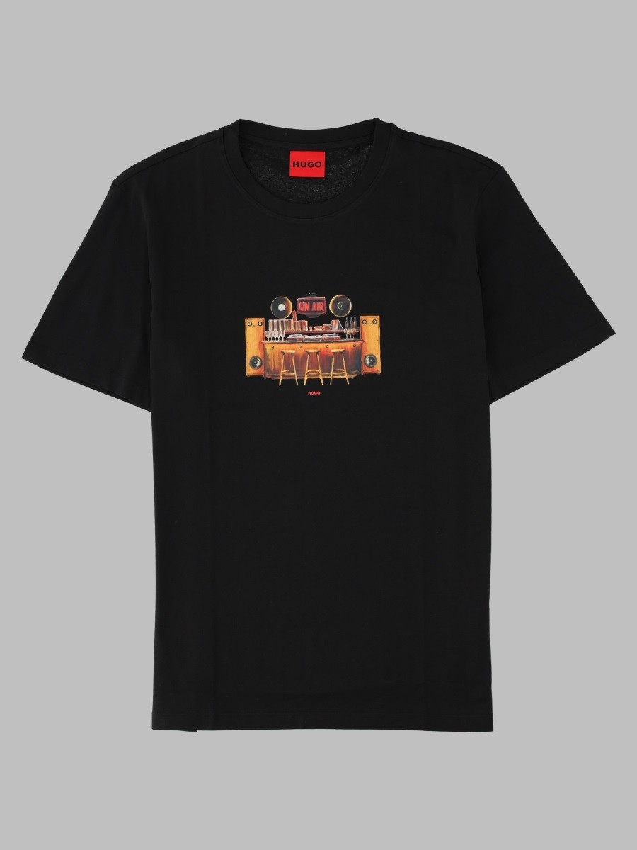 Hugo T-Shirt Con Stampa