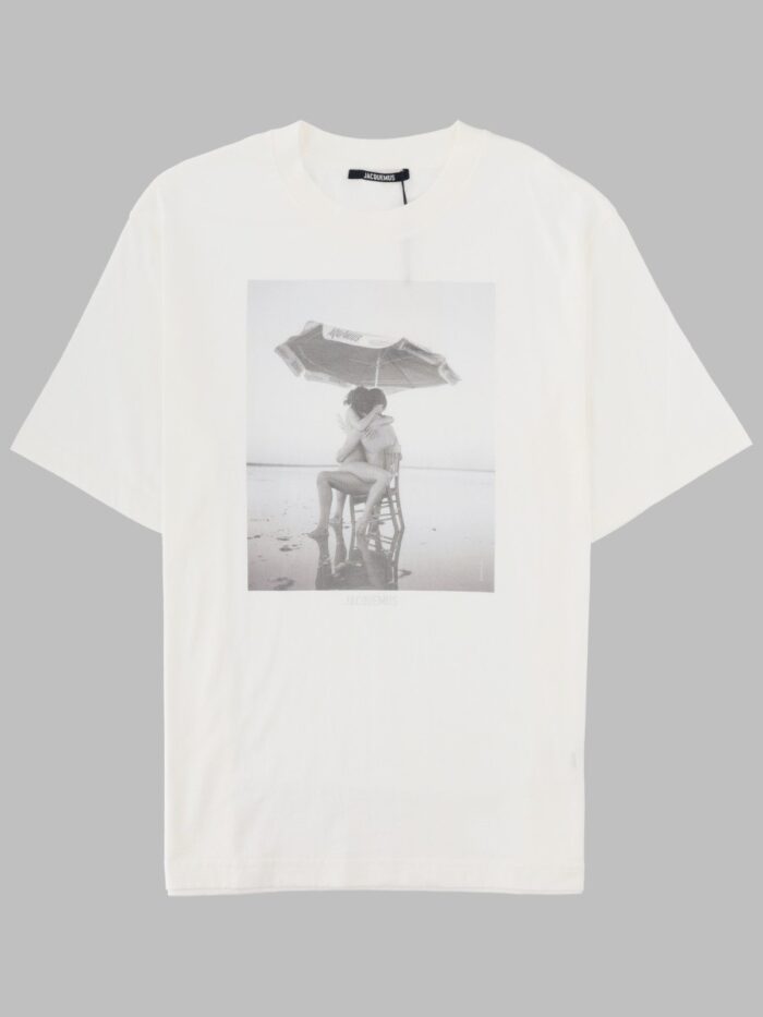 JACQUEMUS T-SHIRT CON STAMPA
