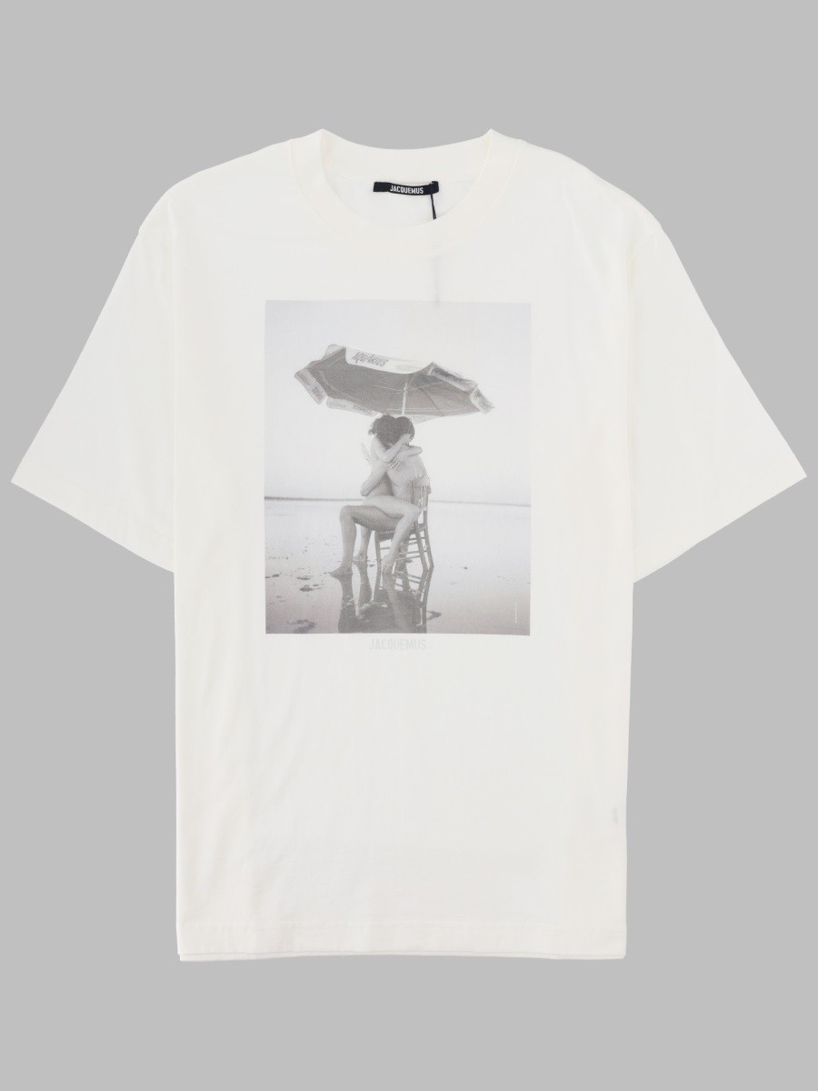 JACQUEMUS T-SHIRT CON STAMPA