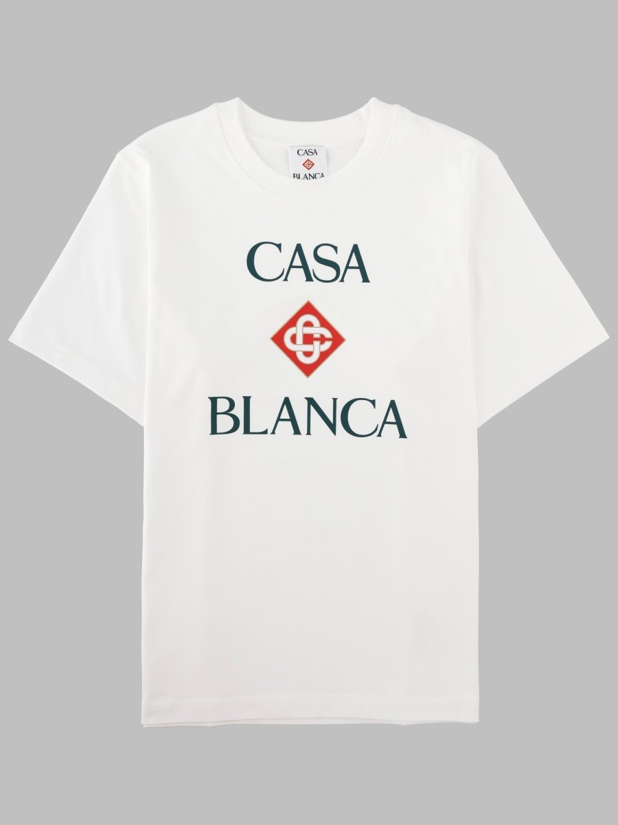 CASABLANCA T-SHIRT CON STAMPA