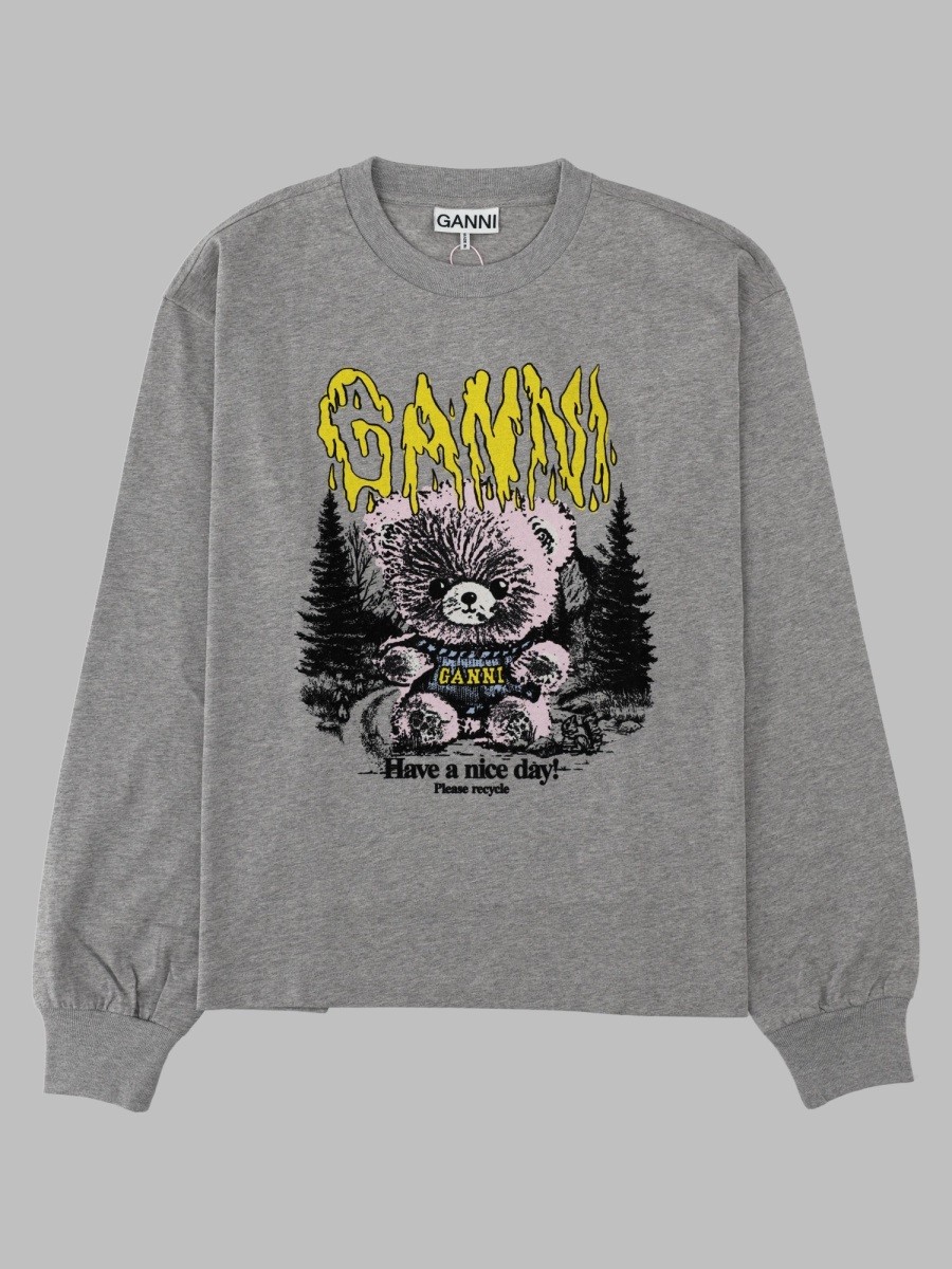 GANNI T-Shirt Con Stampa