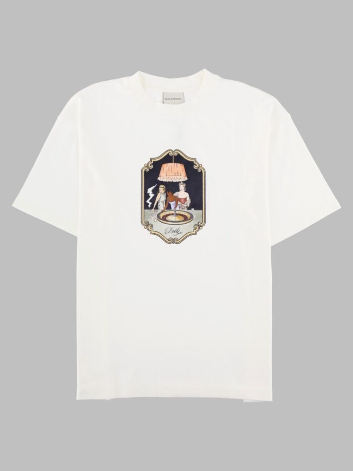 drole de monsieur t shirt con stampa "casino scene" Drole De Monsieur T-Shirt Con Stampa "Casino Scene"
