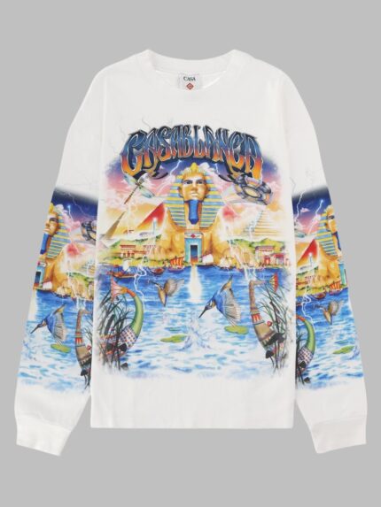 CASABLANCA T-SHIRT CON STAMPA "EGYPT"