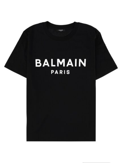 Balmain T-SHIRT CON STAMPA LOGO